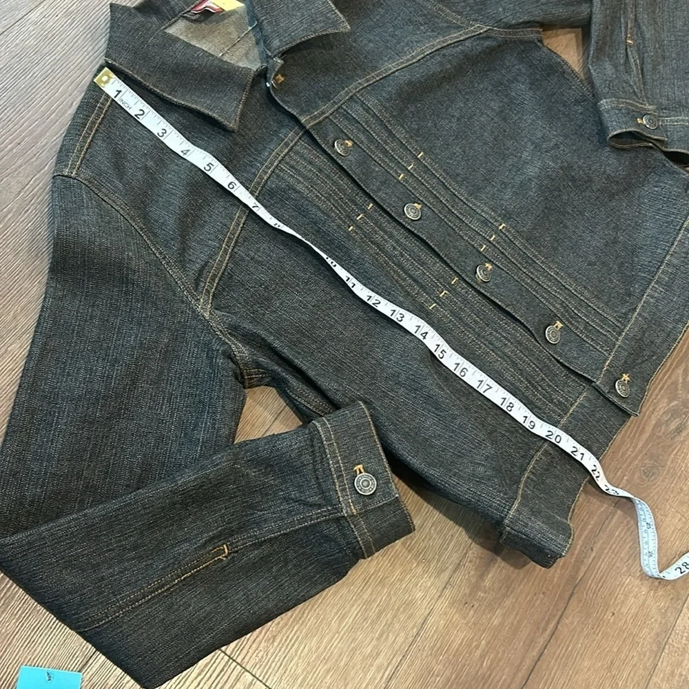 Old Navy Genuine Denim Stylish Black Jacket ! Large